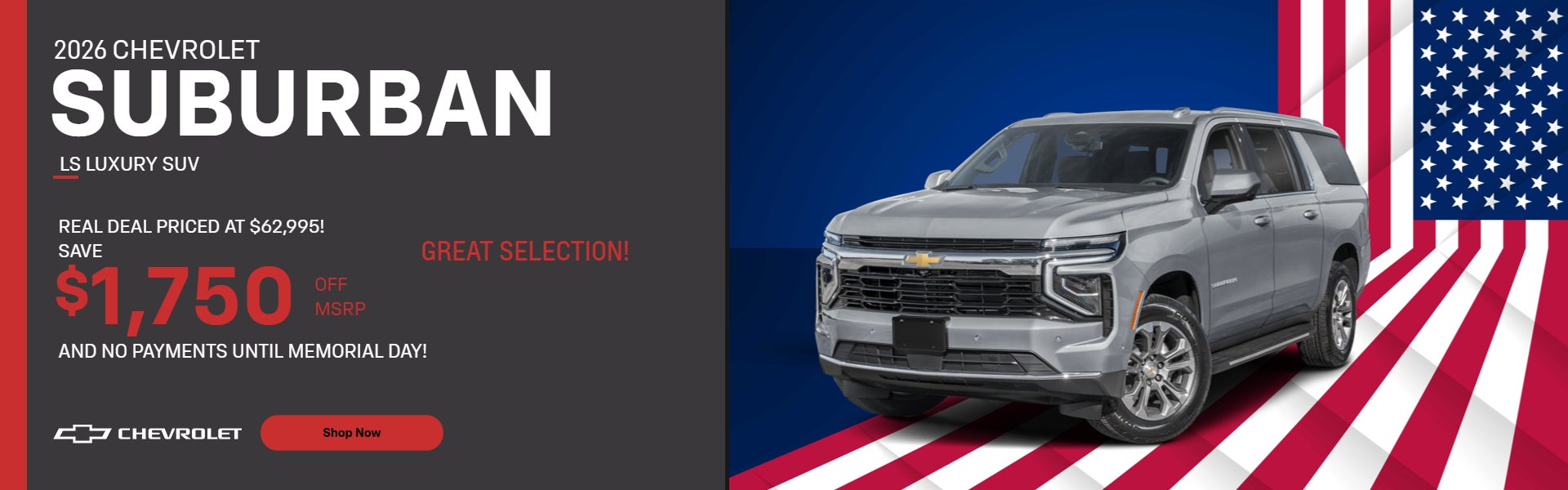 2026 Chevrolet SUBURBAN LS LUXURY SUV